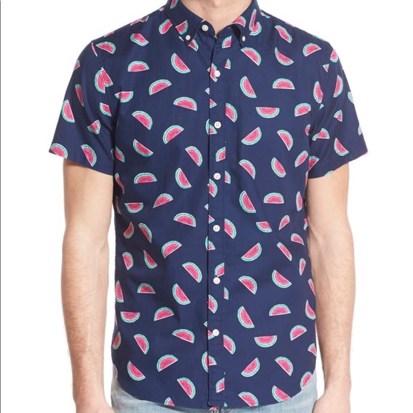Bonobos Other - Bonobos Short Sleeve Watermelon Shirt - Small